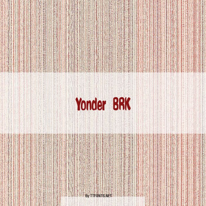 Yonder BRK example